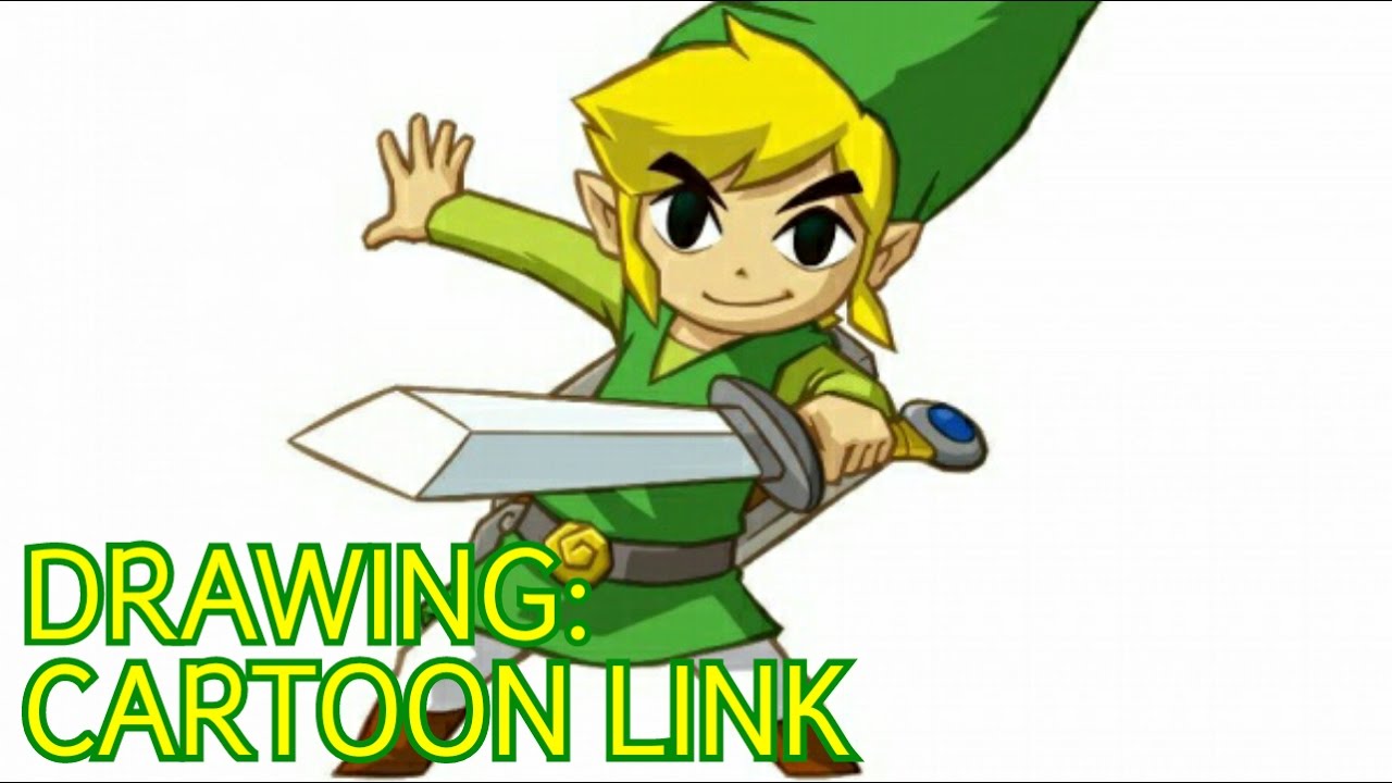 1280x720 Drawing Cartoon Link