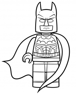 244x302 Drawing Printout The Lego Batman Movie Drawing Lesson