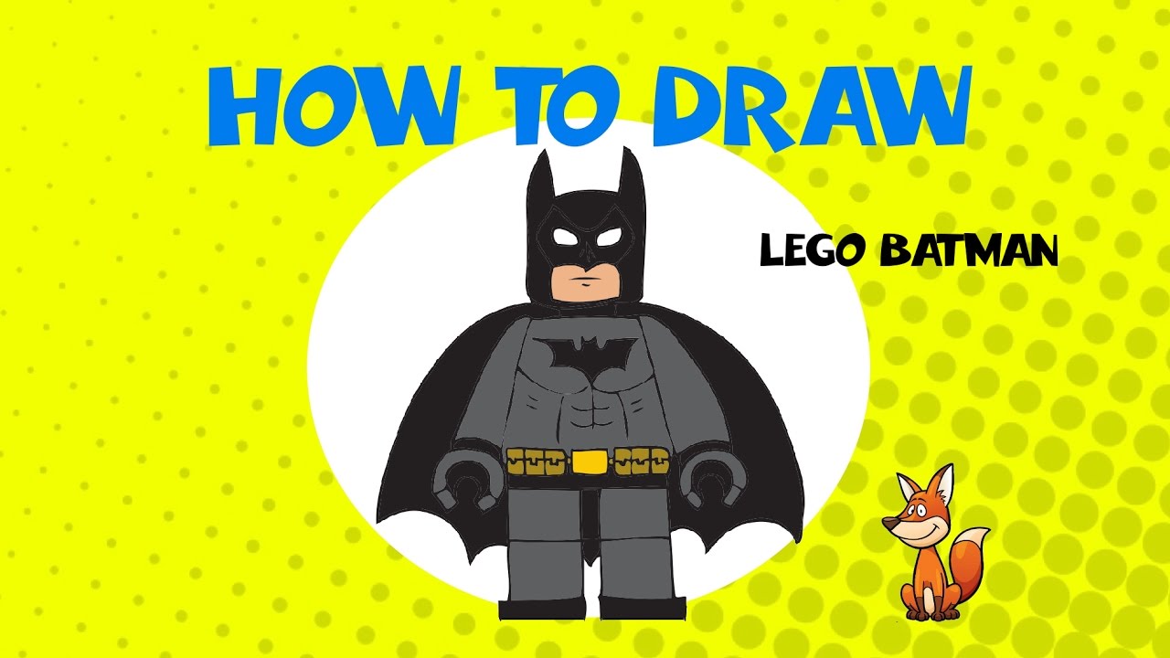 1280x720 How To Draw Lego Batman