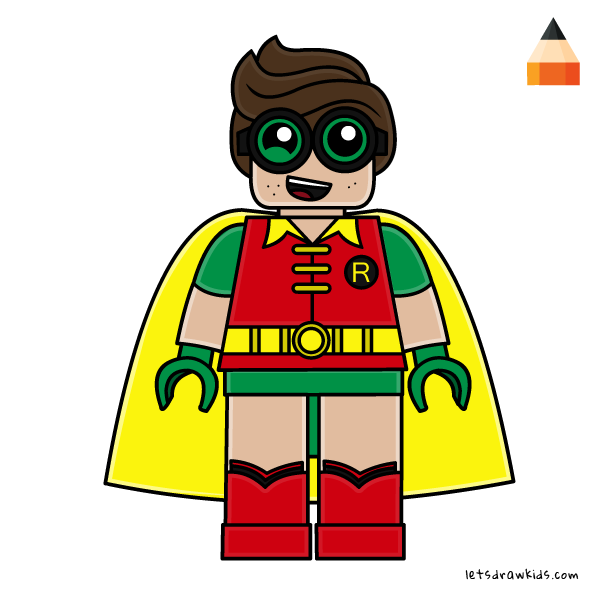 600x600 How To Draw Robin From Batman
