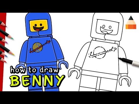 480x360 How To Draw Benny The Lego Movie
