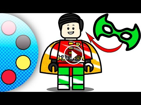 480x360 How To Draw Lego Robin Superhero