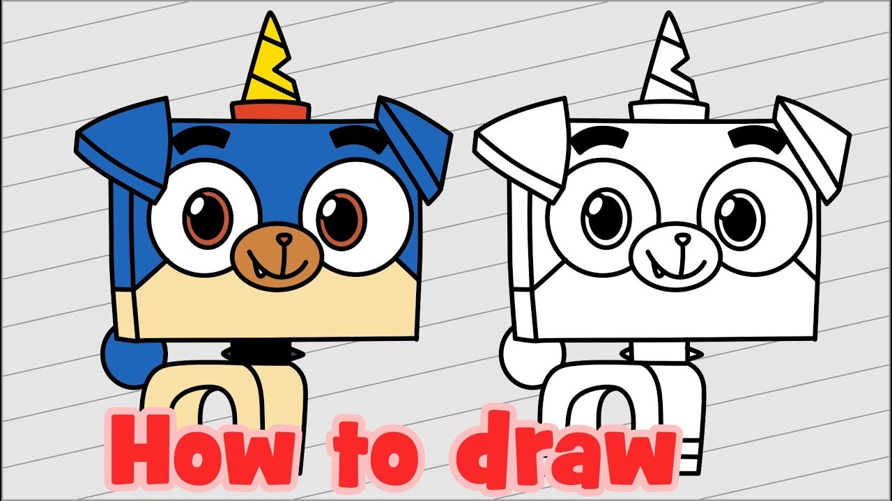 1280x720 How To Draw Puppycorn From Unikitty Lego