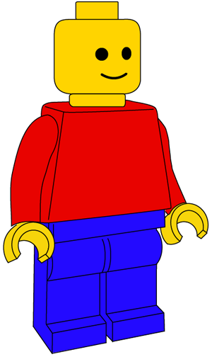 300x504 How To Draw A Lego Minifigure With Easy Step
