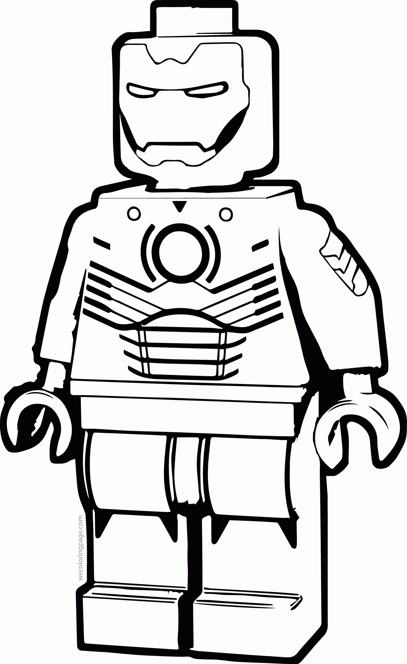 1368x2233 Lego Man Coloring