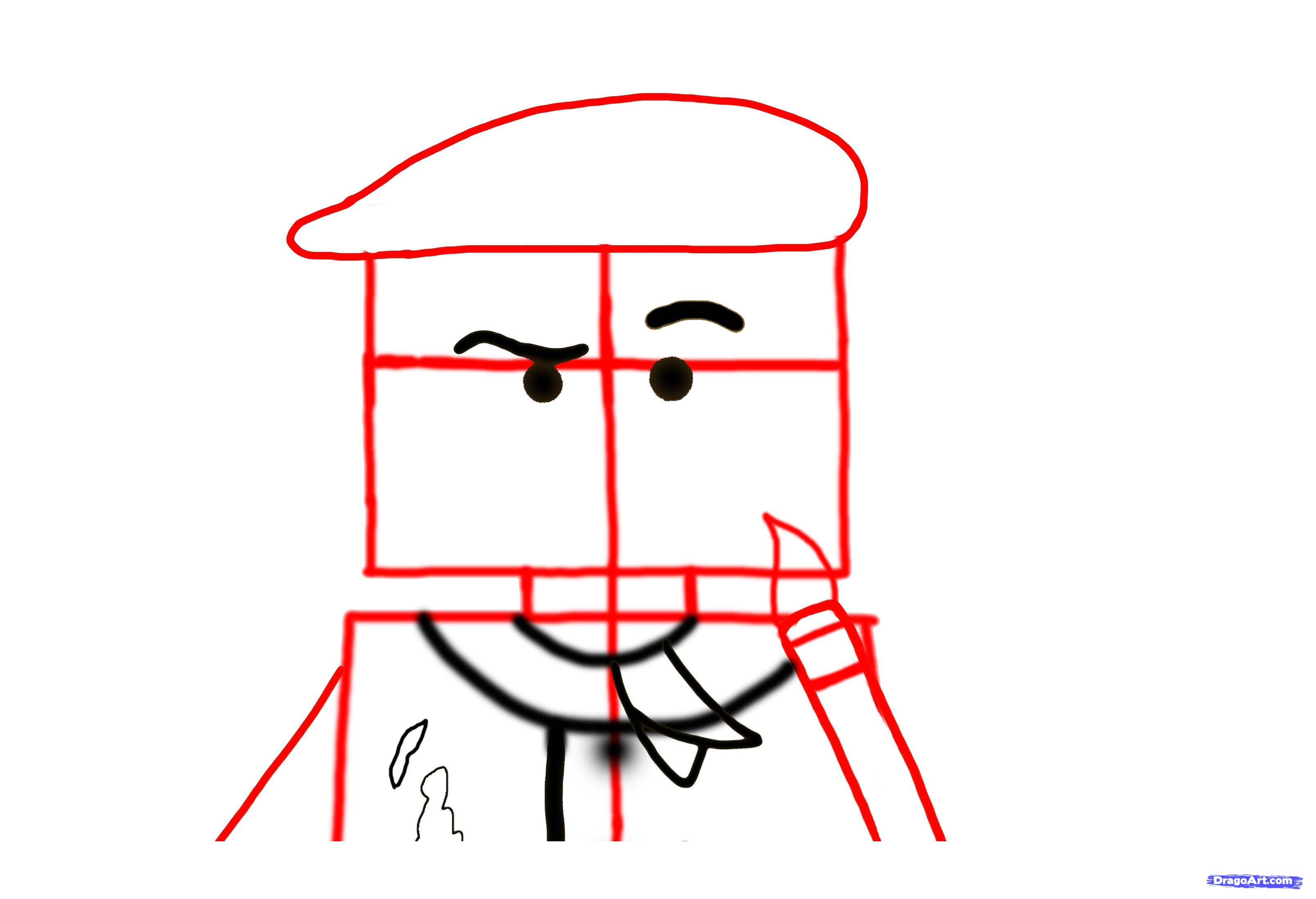 3216x2197 Step How To Draw A Lego Man Artist