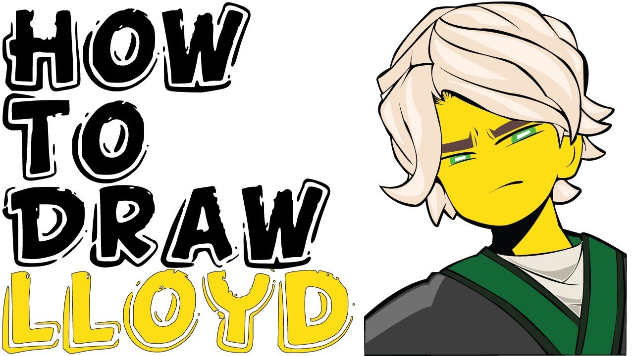 1280x720 How To Draw Lloyd For Kids From The Lego Ninjago Movie