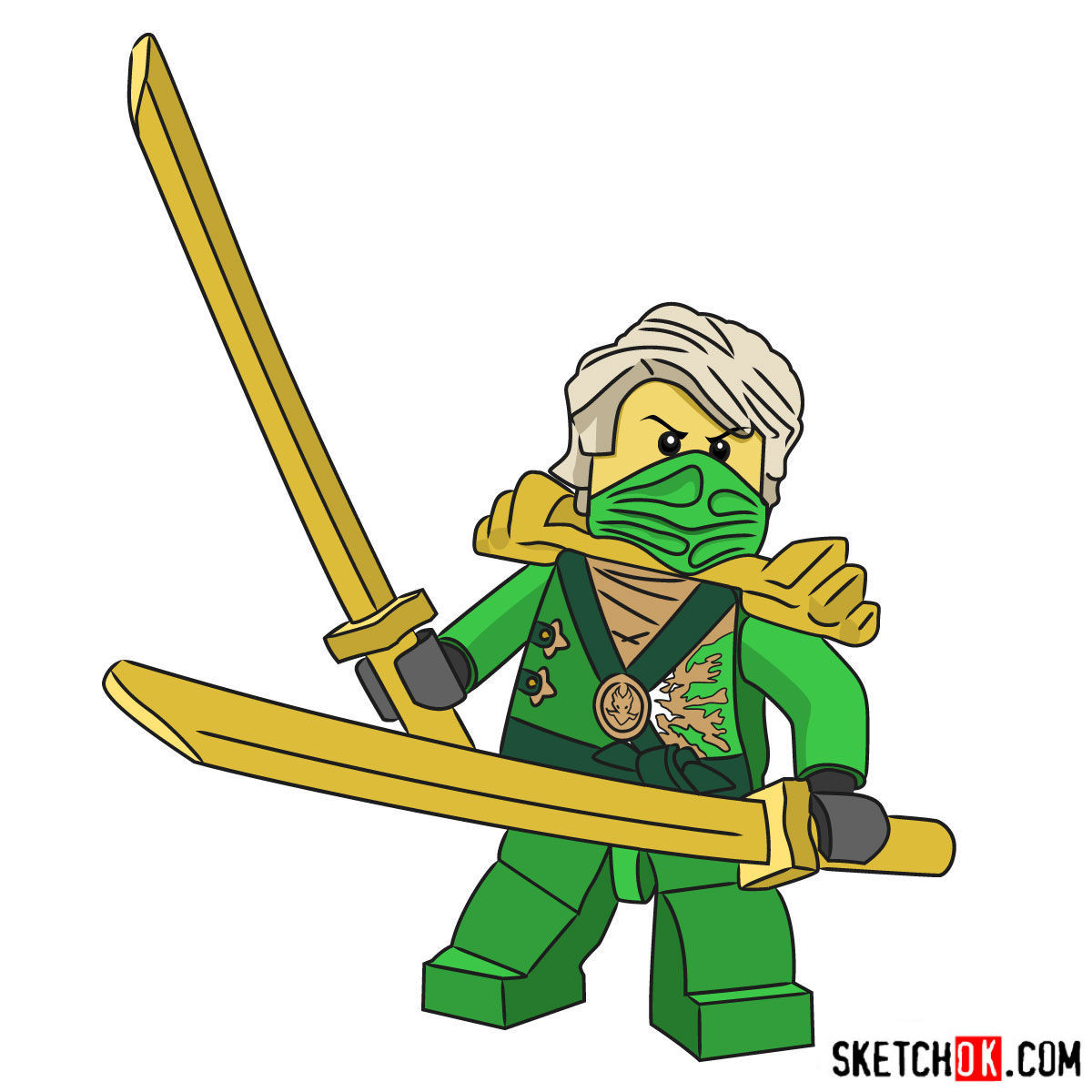 1200x1200 How To Draw Lloyd Garmadon Inspirational Lego Ninjago Step