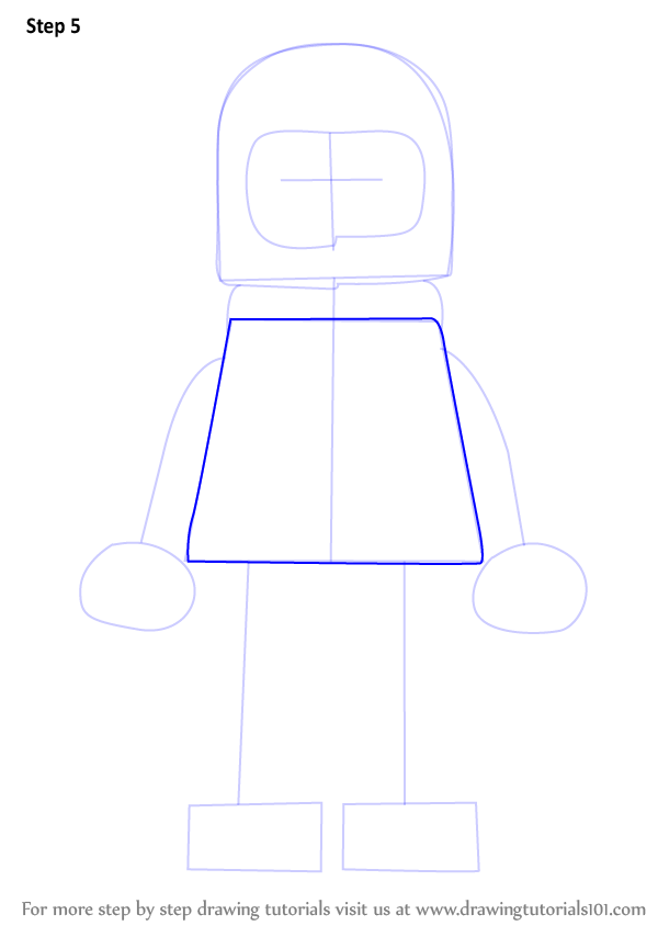 600x844 Learn How To Draw Benny From The Lego Movie