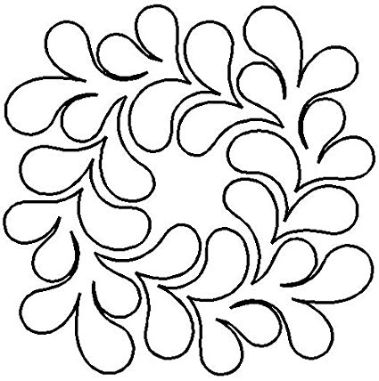 425x428 Quilting Creations Lei Block Quilt Stencil, Electronics