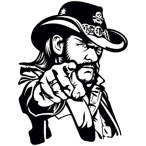 600x600 Wall Sticker Lemmy