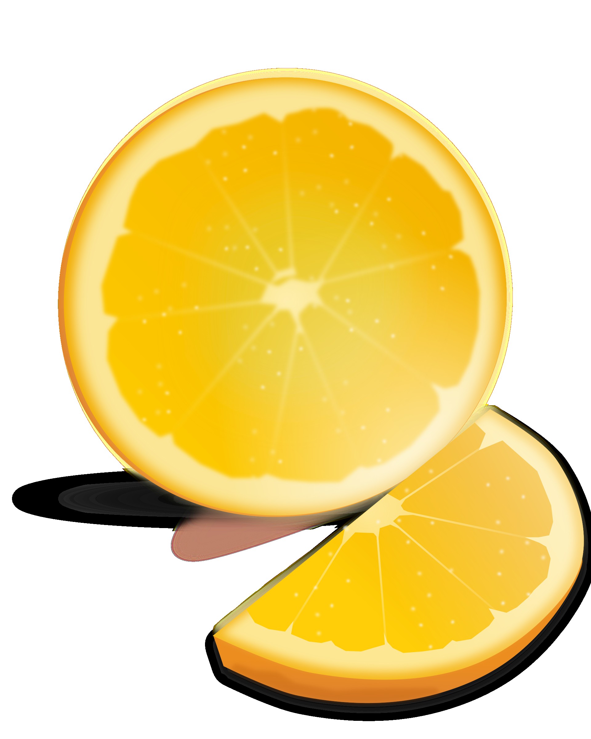 1920x2400 Orange Slice Drawing Clipart