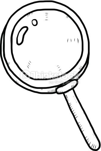 339x505 Cartoon Line Drawing Lens