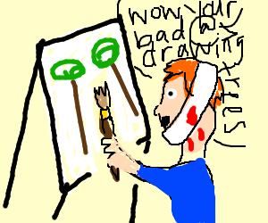 300x250 Leonardo Da Vinci Drawing A Tree Poorly