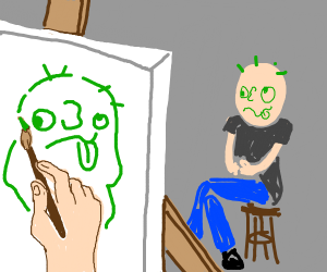 300x250 leonardo dicaprio paints the mona lisa