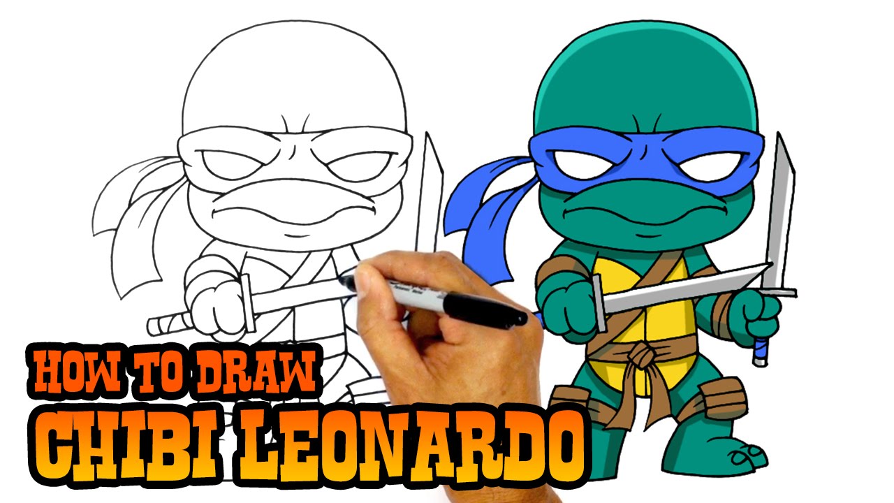 1280x720 How To Draw Leonardo Teenage Mutant Ninja Turtles
