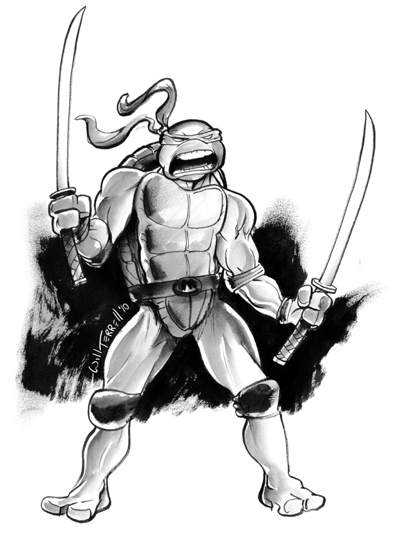 577x792 Teenage Mutant Ninja Turtles Drawings Leonardo