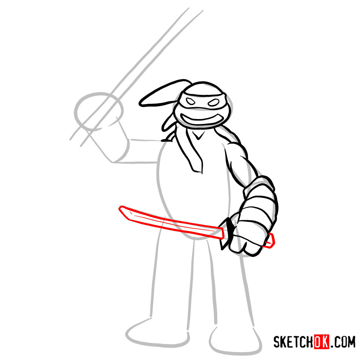 1200x1200 How To Draw Leonardo Tmnt