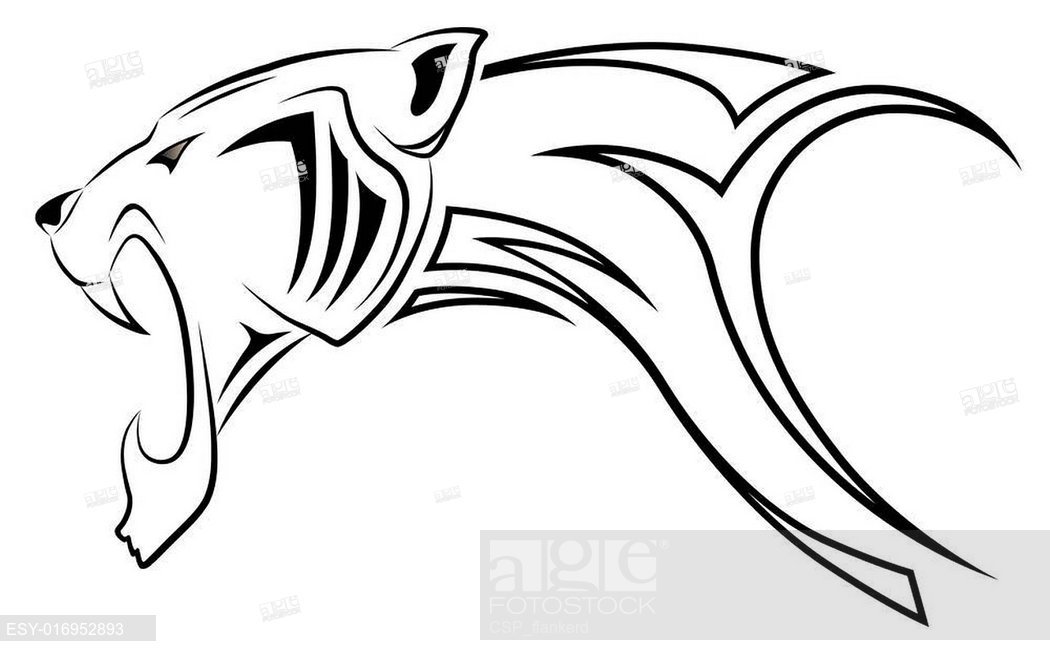 1050x656 Vector Leopard, Tribal Tattoo, Stock Vector, Vector And Low Budget