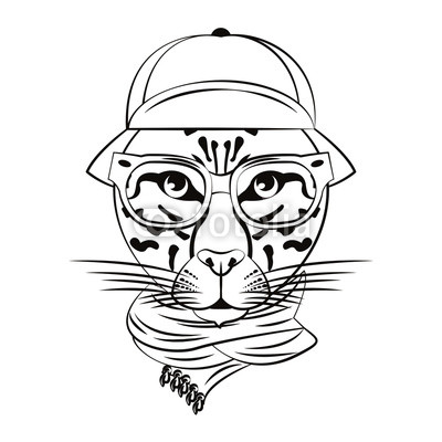 400x400 Hipster Leopard Cool Sketch Buy Photos Ap Images Detailview