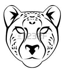 213x237 Cougar Face Illustration