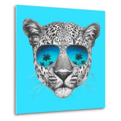 400x400 Original Drawing Of Leopard With Mirror Sunglasses Isolated