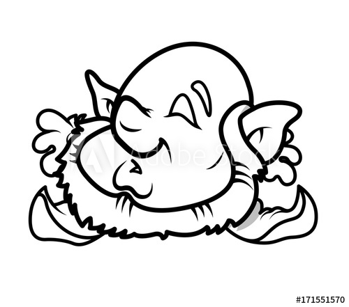 500x441 Cute Small Leprechaun Character Drawing