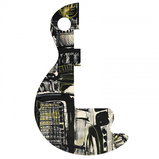 650x650 Gibson Les Paul Stairways Decal