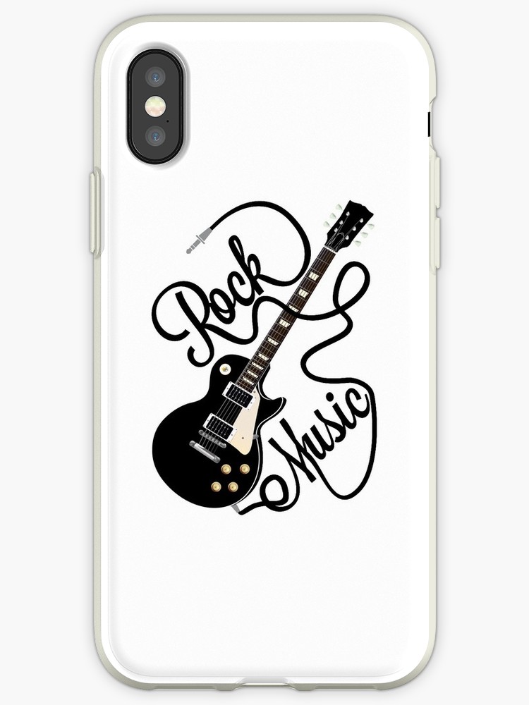 750x1000 Black Les Paul Guitar Iphone Cases Covers