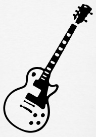 190x272 Les Paul Guitar Men's T Shirt Spreadshirt