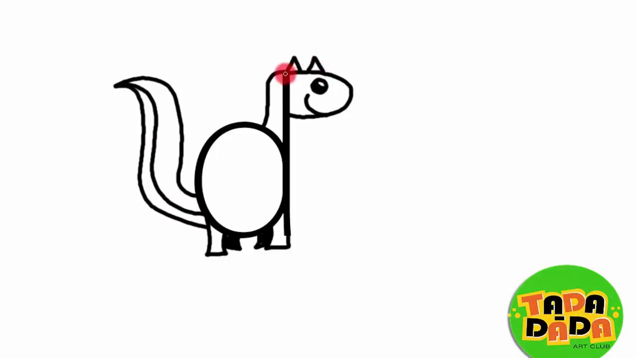 1280x720 Learn To Draw Dinosaur From Letter D Step