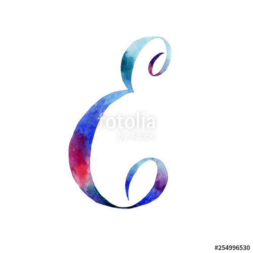 500x500 Letter E Watercolor Drawing Stock Photo And Royalty Free Images