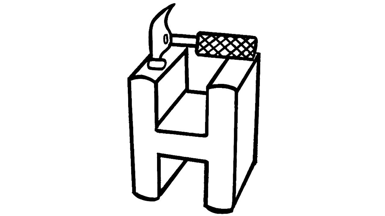 1280x720 How To Draw Alphabet Letter H For Kids How To Draw H