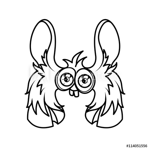 500x500 Monster Alphabet Coloring Pages Letter H
