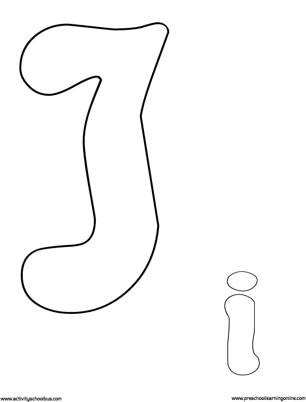 Letter J Drawing