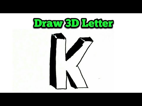 480x360 How To Draw Letter K