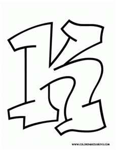 229x297 Art Gallery Graffiti Alphabet Letter K Sketches Design Stencils