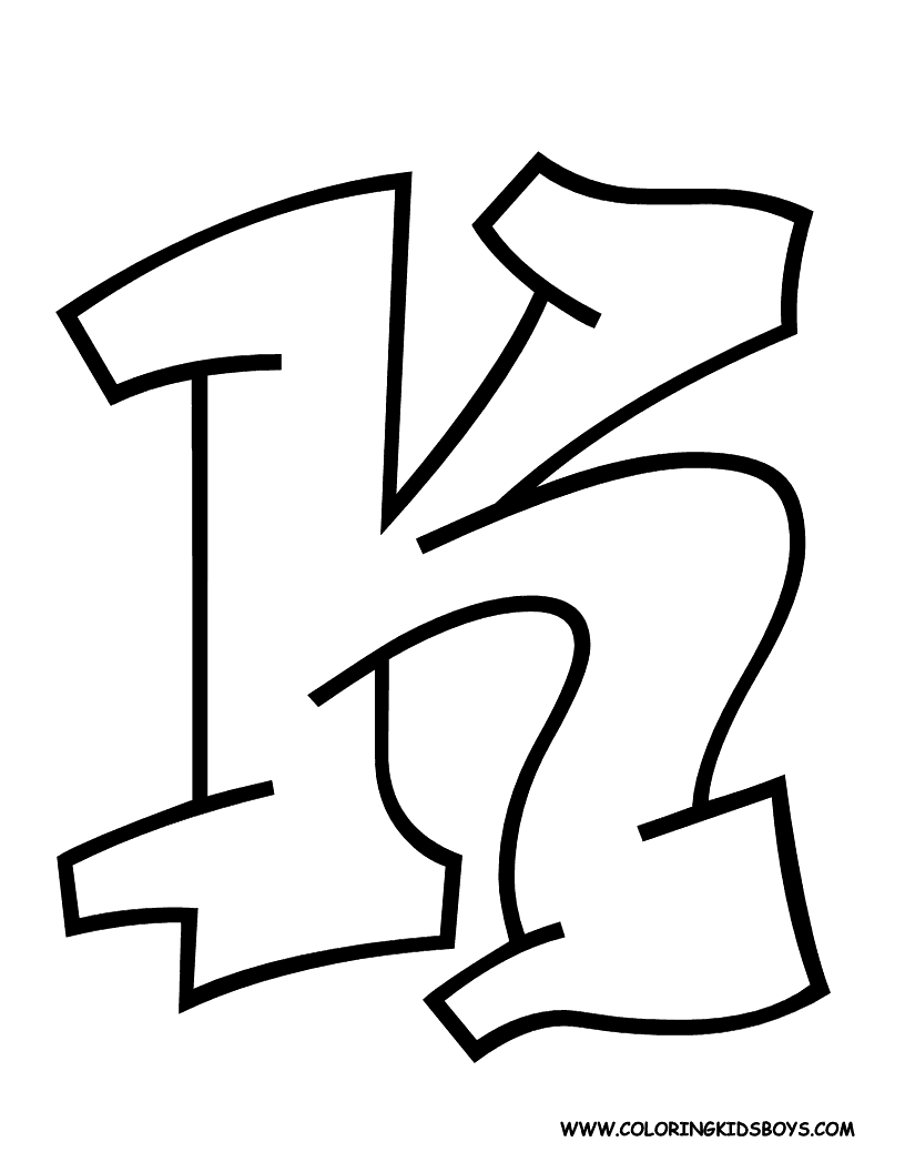 816x1056 The Letter K K Is For Kristi Graffiti Lettering, Graffiti