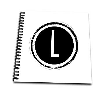 355x323 Rose The Letter L Monogram Drawing Book