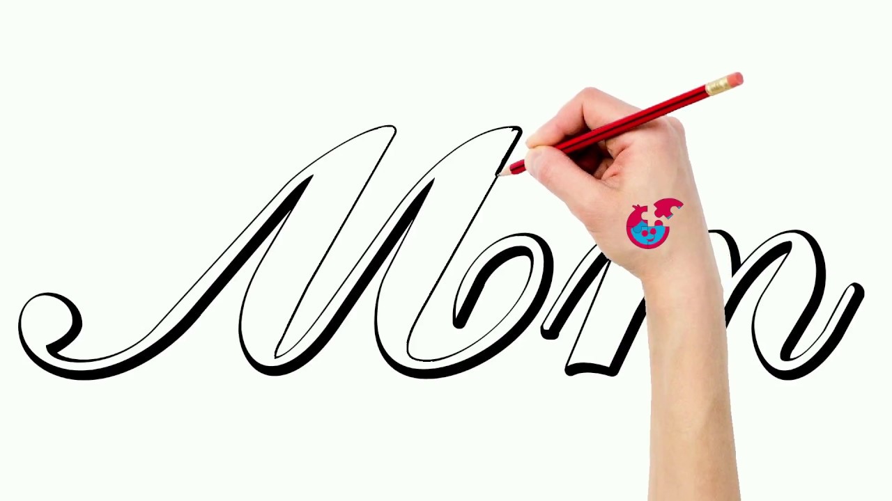 1280x720 How To Draw Letter M