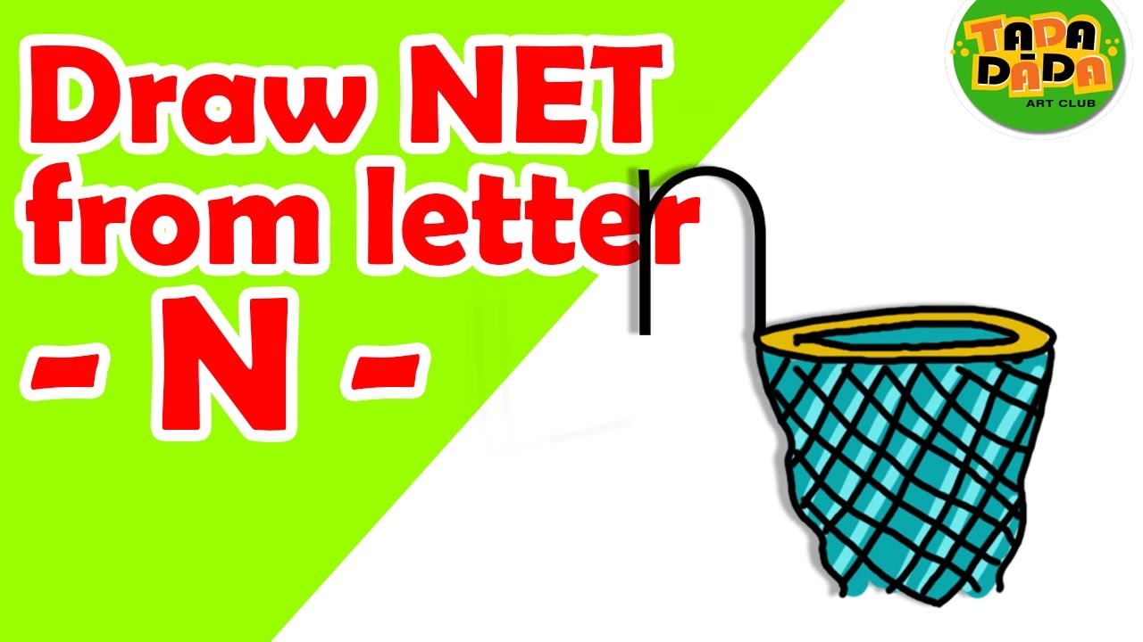 1280x720 Learn To Draw Net From Letter N Step