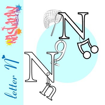 350x350 Letter N Clip Art
