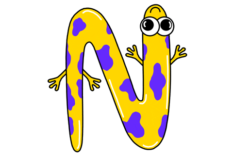 480x320 Letter N Gif