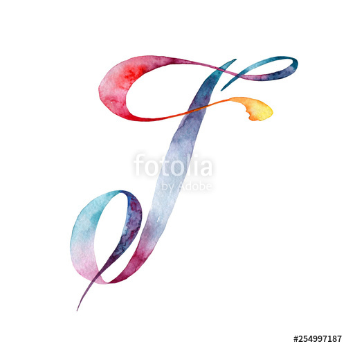 500x500 Letter T Watercolor Drawing Stock Photo And Royalty Free Images