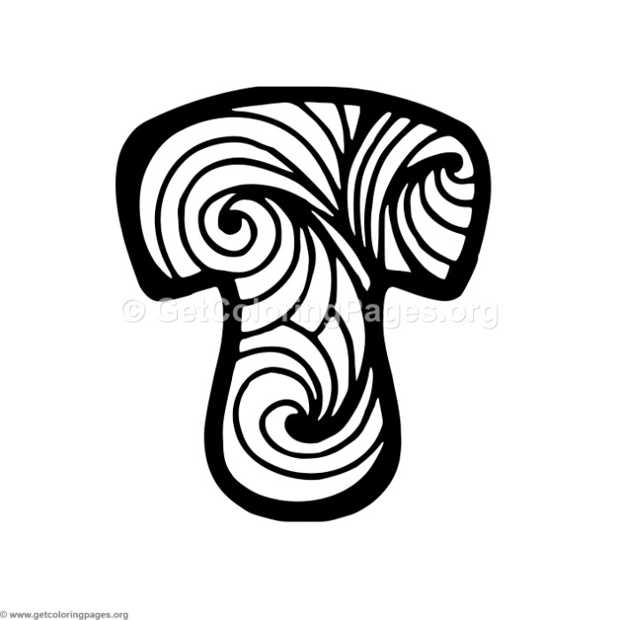 700x700 Zentangle Alphabet Letter T
