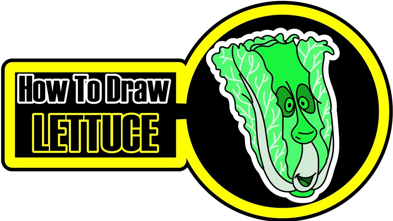 1280x720 romaine lettuce coloring pages for kids how to draw lettuce