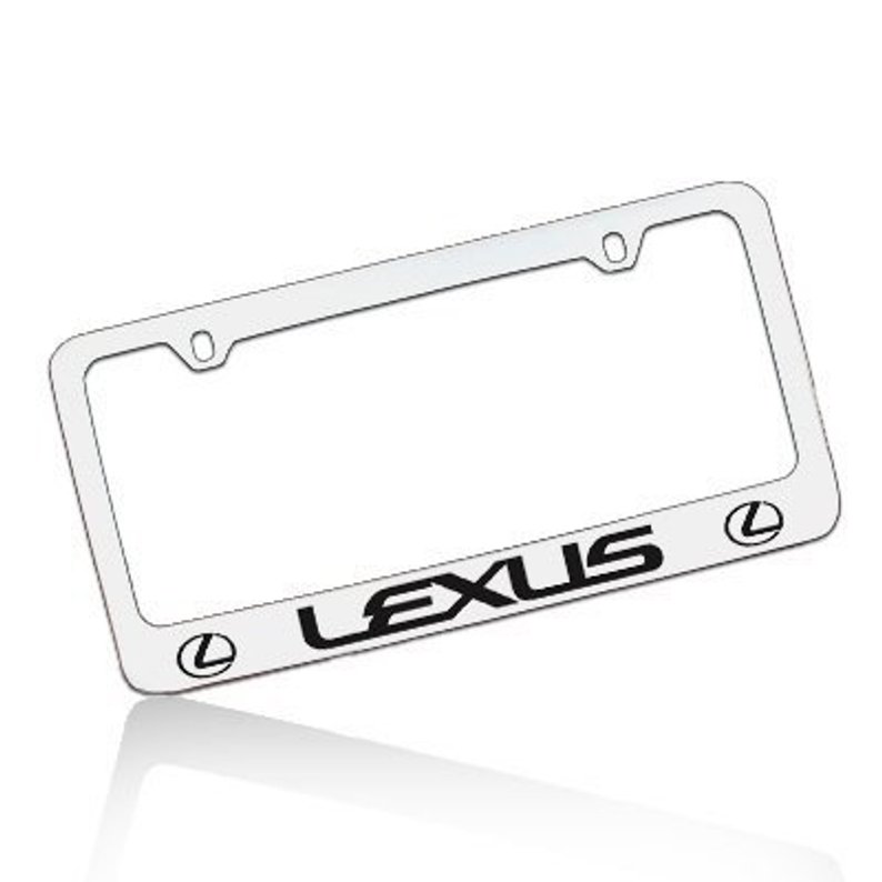 794x794 lexus logo license plate frame metal new universal fits all etsy