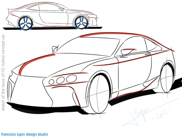 Lexus Drawing | Free download on ClipArtMag