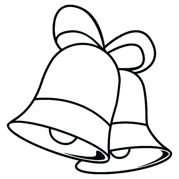 600x600 Bells Coloring Pages Liberty Bell Coloring