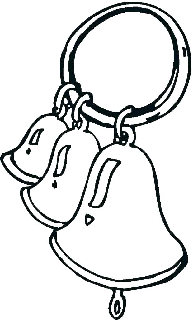 620x1024 Bells Drawing Free Download